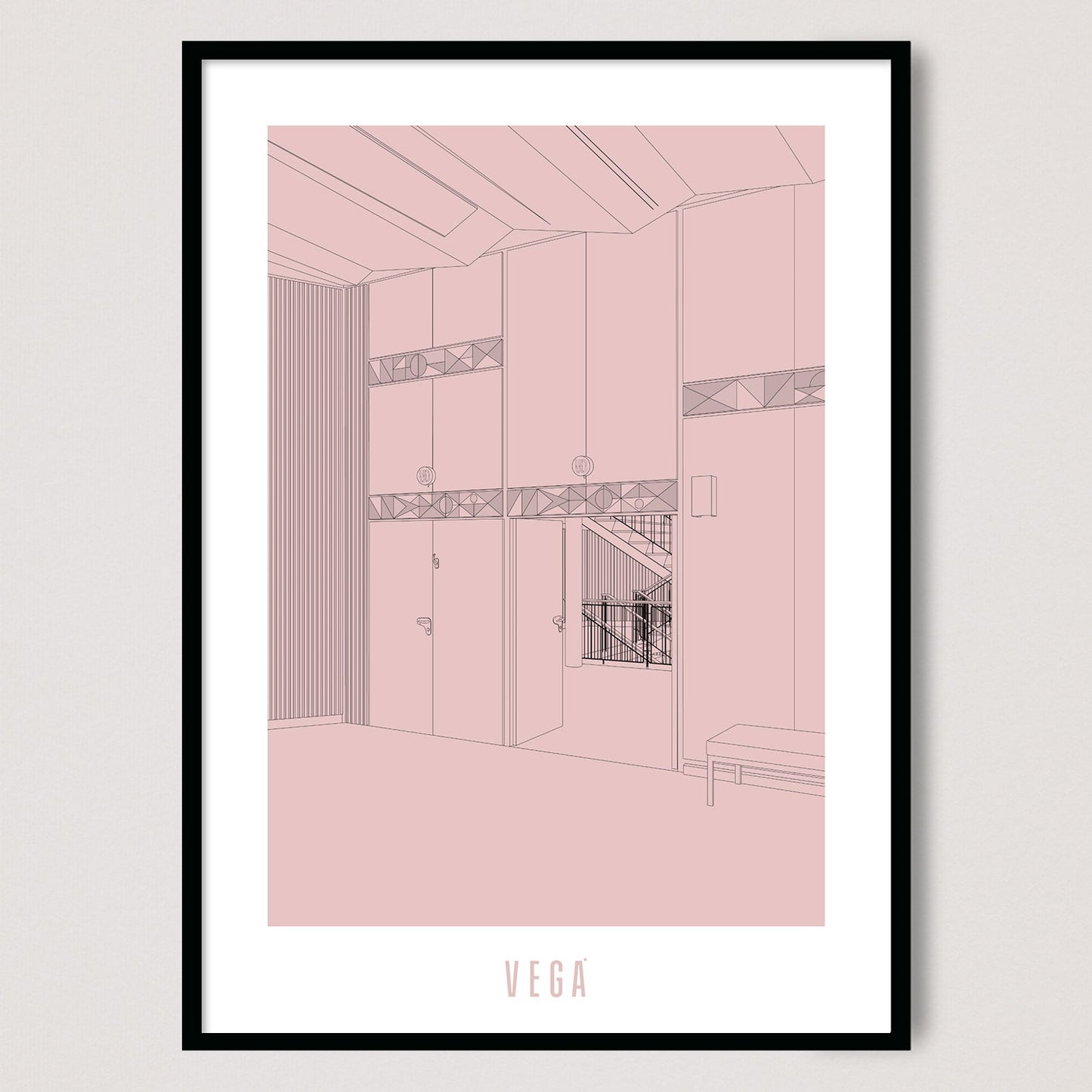 VEGA lines - Lille VEGA (poster)