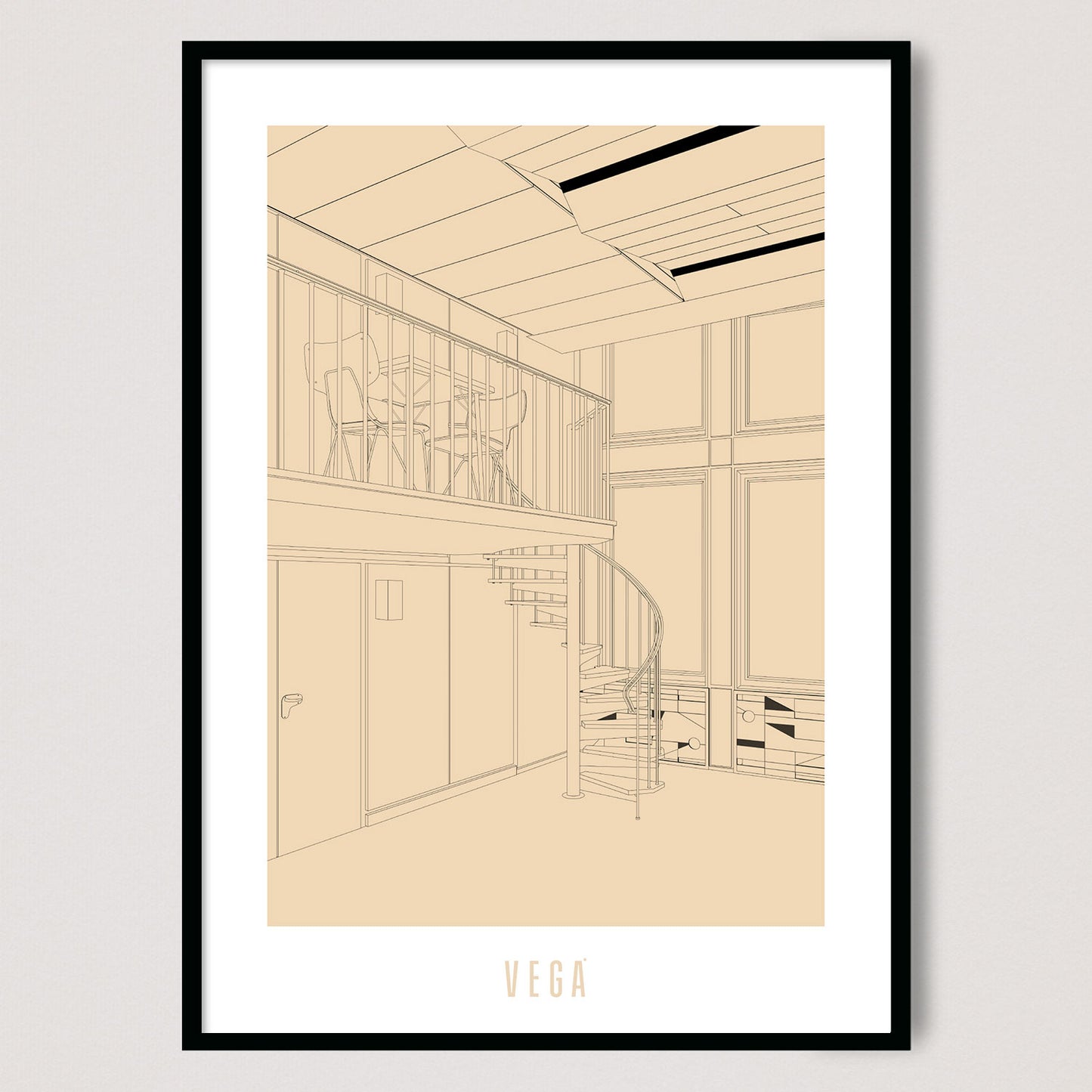 VEGA lines - VEGA Lounge (poster)