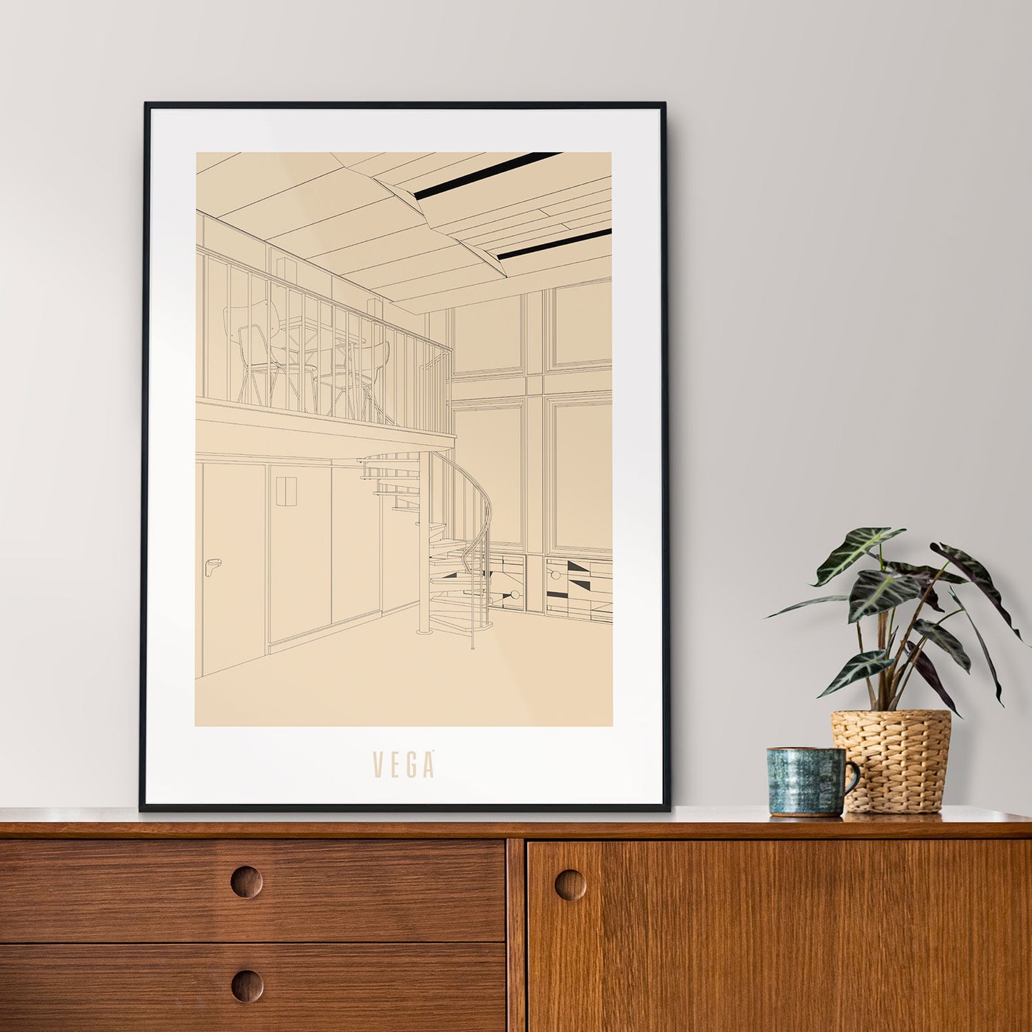 VEGA lines - VEGA Lounge (poster)